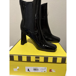 Circus by Sam Edelman Womens ELLE Black Mid-Calf Boots 6 Medium (B,M)